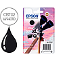 EPSON - Ink-jet 502 xl expression home xp 5100 / 5105 workforce wf 2860 / 2860dwf negro 550 paginas (Ref. C13T02W14010)