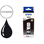 EPSON - Tinta ecotank 104 et-2710 / 2711 / 2712 / 2720 / 2726 / 4700 negro 4500 paginas (Ref. C13T00P140)