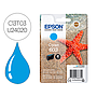 EPSON - Ink-jet cian std estrella de mar 1 603 rf / am single (Ref. C13T03U24020)