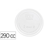 Tapa de plastico biodegradable para vaso de 290 cc paquete de 100 unidades (Ref. 102846)