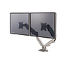 FELLOWES - Brazo para monitor serie eppa ajustable altura 2 pantallas normativa vesa hasta 10 kg plata (Ref. 9683301)