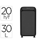 FELLOWES - Destructora de documentos lx221 capacidad de corte 20h seguridad p5 clips grapas y tarjetas 30l negra (Ref. 5050401)