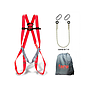 FARU - Conjunto anticaidas arnes p01 + cuerda c170 + 2 mosquetones virola + bolsa porta arnes (Ref. BASICO1)