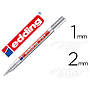EDDING - Marcador especial 751 Trazo 1-2mm Punta Cónica Tinta opaca Blanco Superficies oscuras 751-49 (Ref.751-049)